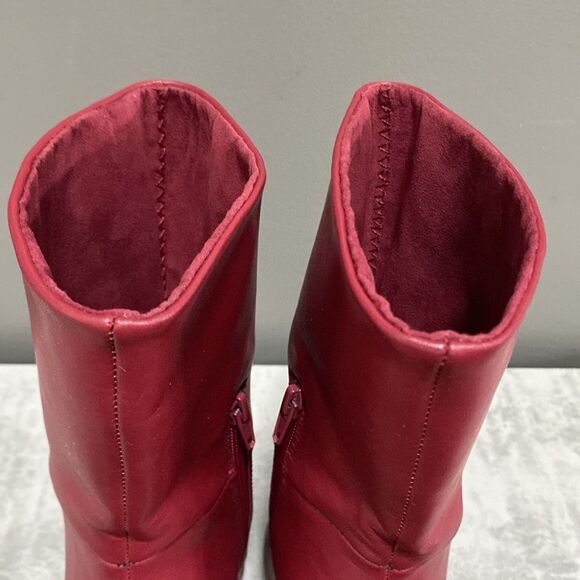 Charles by Charles David Poca Cherry 
Women's Boots/Booties Size 7 Faux Leather - Picture 6 of 16